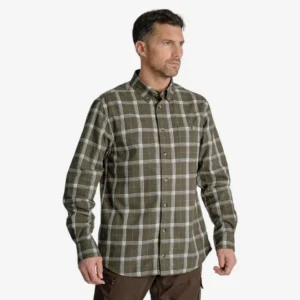 SOLOGNAC  GREEN CHECKED SHIRT